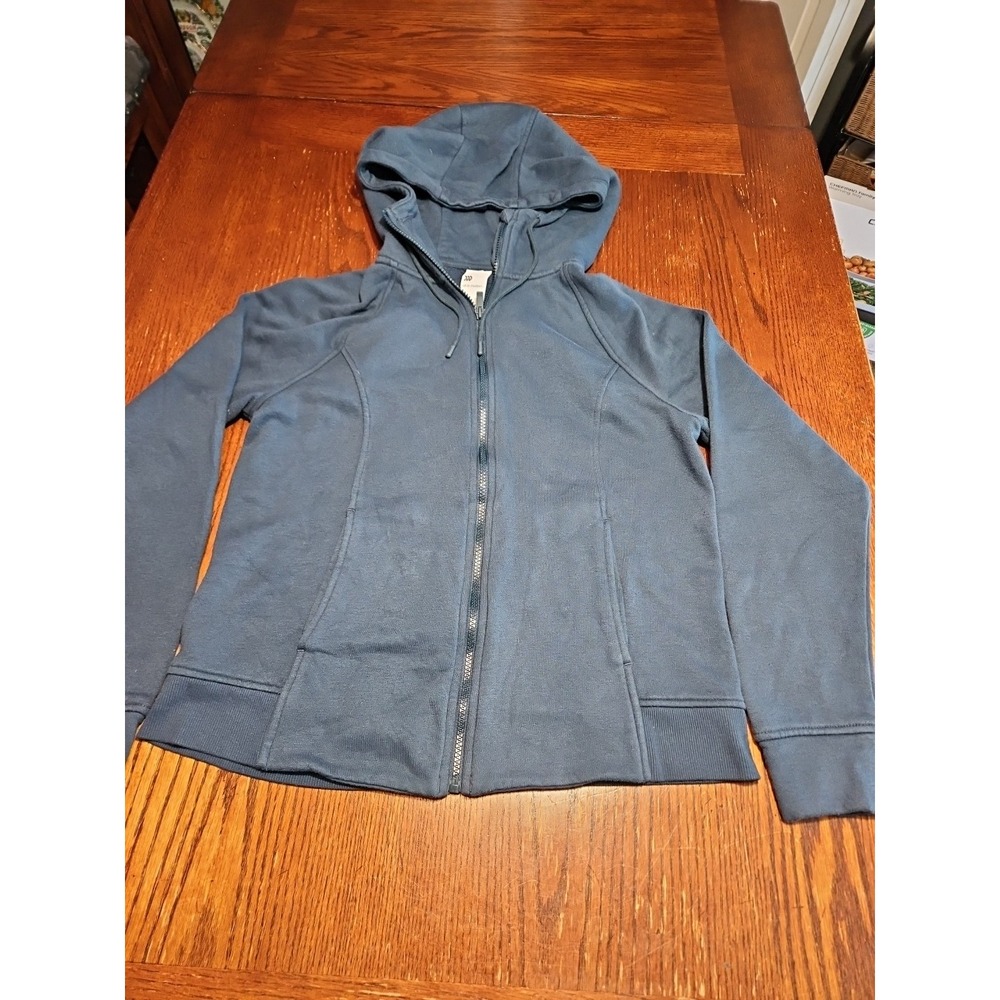 All In Motion ZipUp Hoodie Jacket Small Cotton Blend Outdoor Athleisure(A756)
